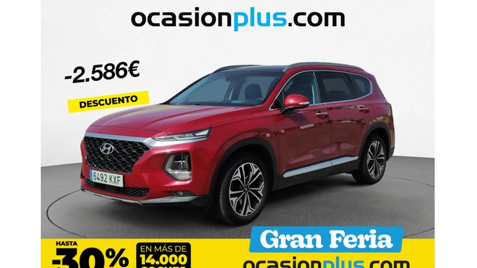 Hyundai SANTA FE Tm 2.2CRDi Style 4x4 Aut. Rouge - 1