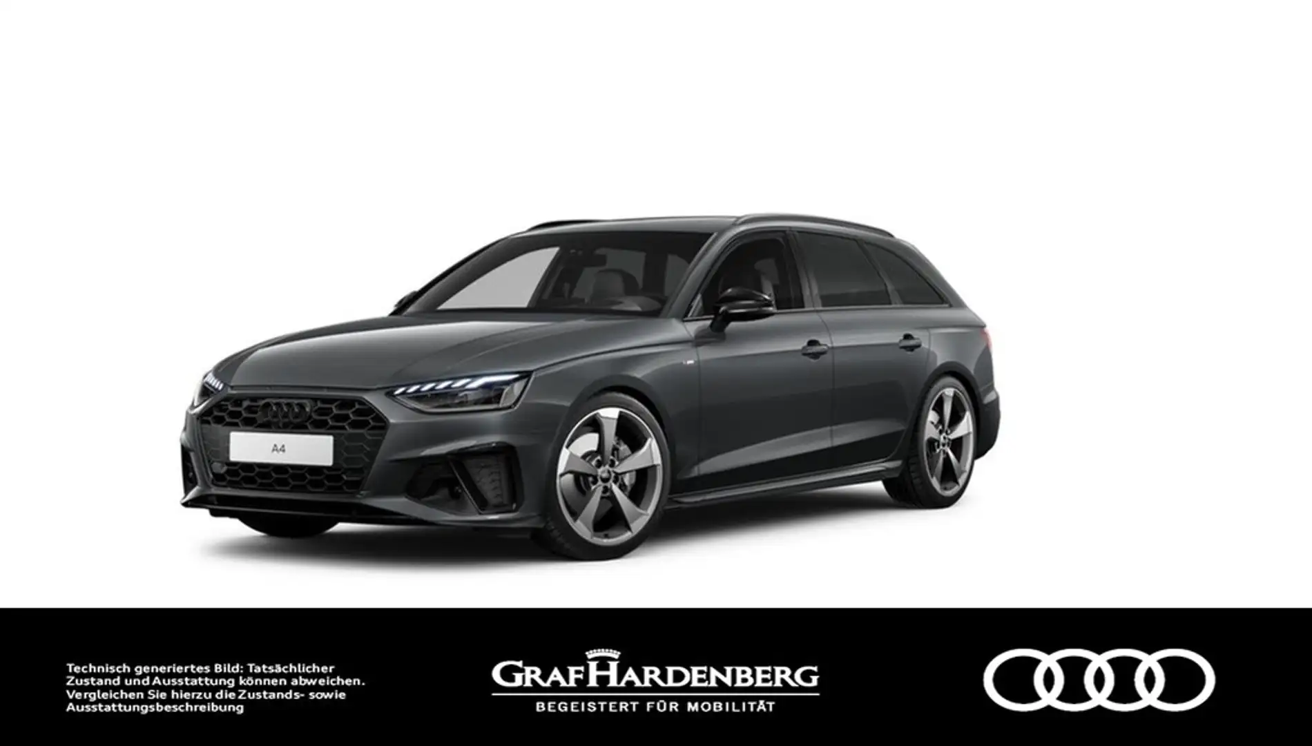 Audi A4 Avant 40 TDI S line LED Navi ACC HuD AHK Grau - 1
