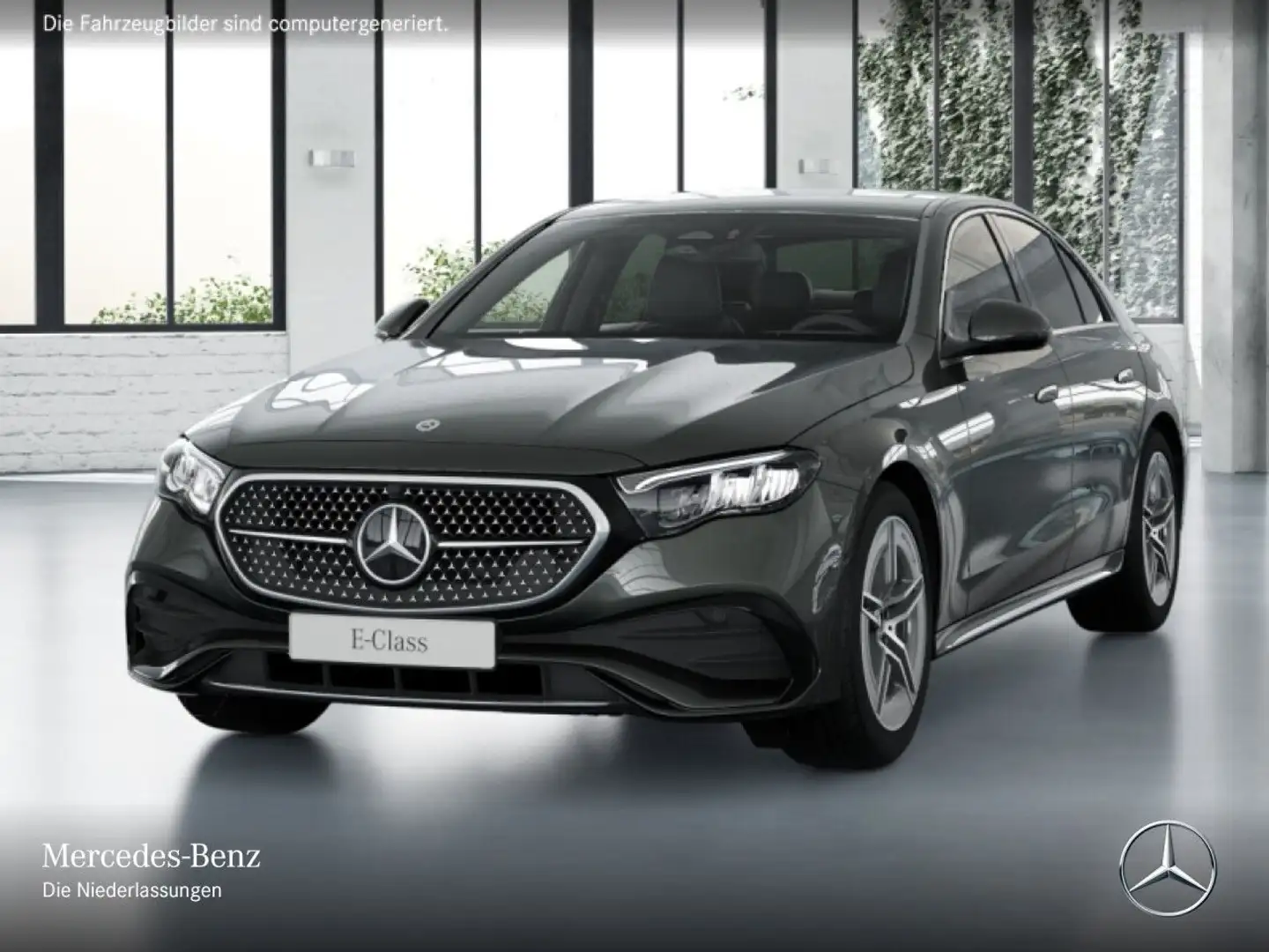 Mercedes-Benz E 300 e Hybrid AMG Distr. LED Kamera Spurhalt-Ass Grau - 2