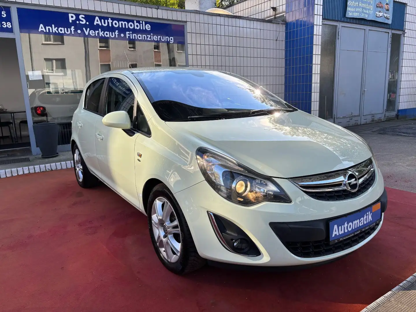 Opel Corsa D*1-Hand*Voll-Automatik*Klimatron*PDC*SHZ* Blanc - 2