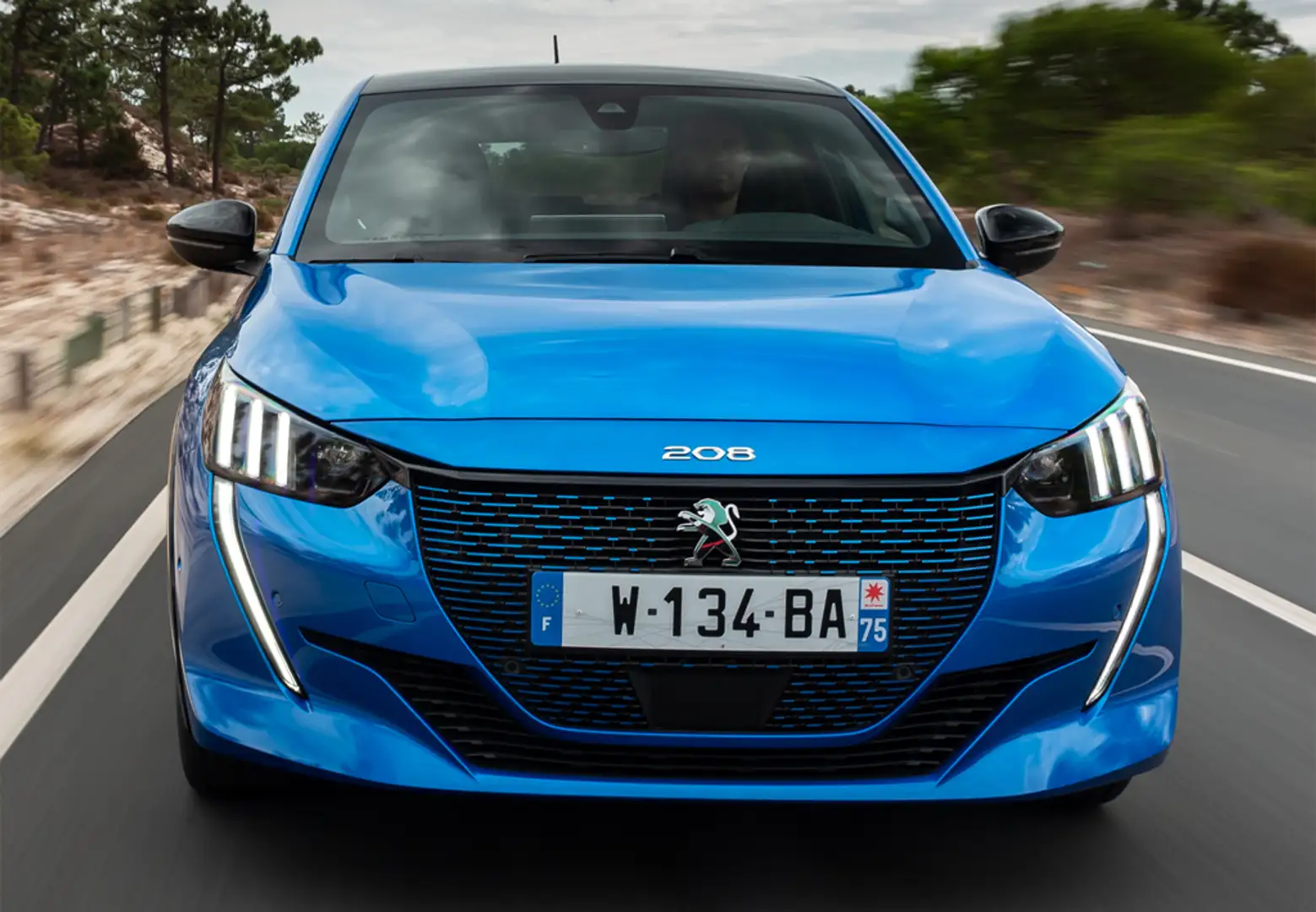 Peugeot 208 Allure Eléctrico 100kW Gris - 2