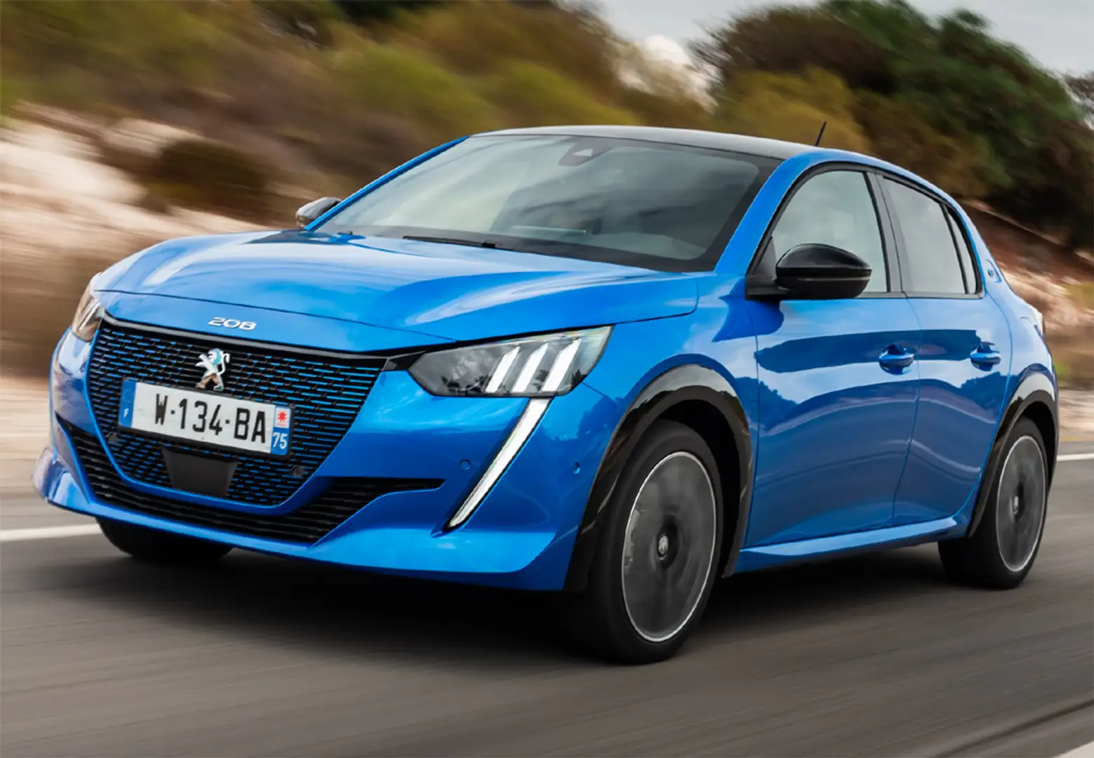 Peugeot 208 Allure Eléctrico 100kW Gris - 1