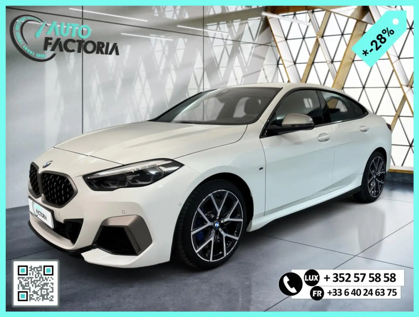 BMW 235 GC -28% M235I 306cv BVA8 4x4 +GPS+CAM+LED+Options Бежевый  - 1