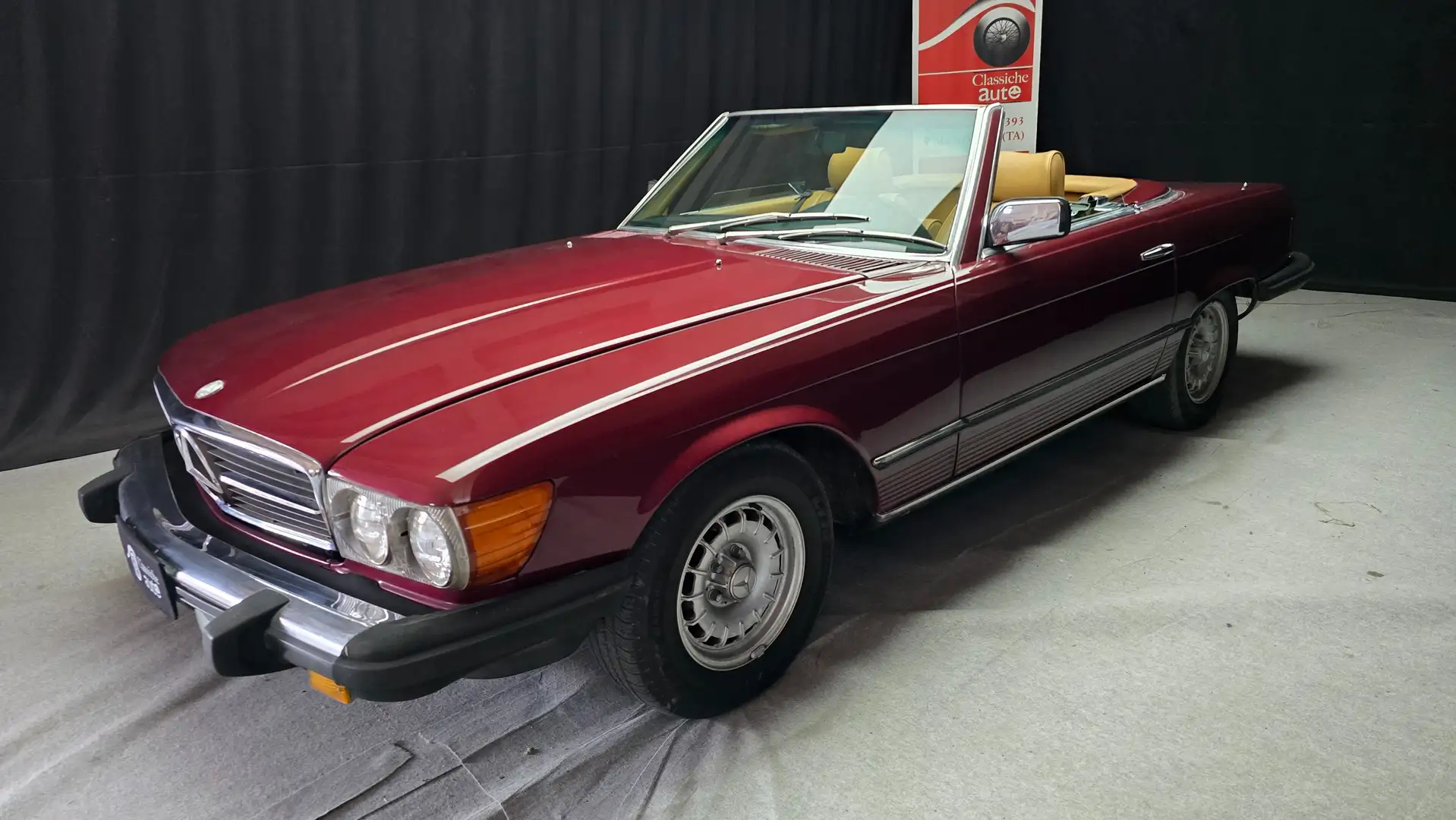 Mercedes-Benz SL 380 SL 380 Roadster certificata ASI CRS Rouge - 1