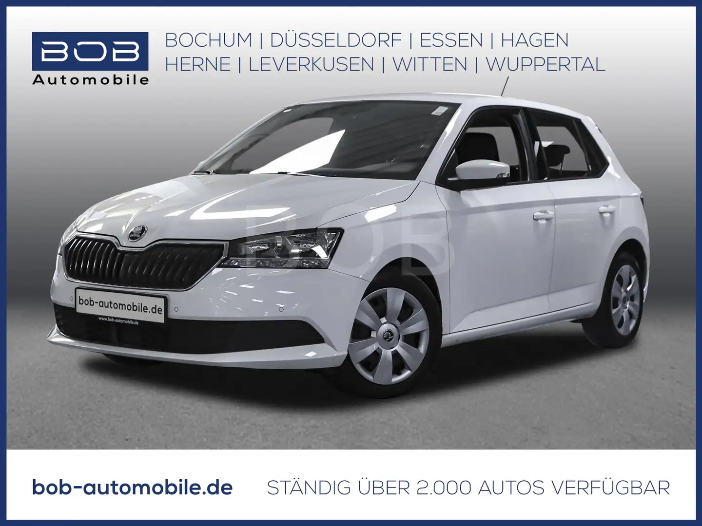 Skoda Fabia 1.0 TSI Ambition  PDC KLIMA BT ZV SERVO Blanc - 1