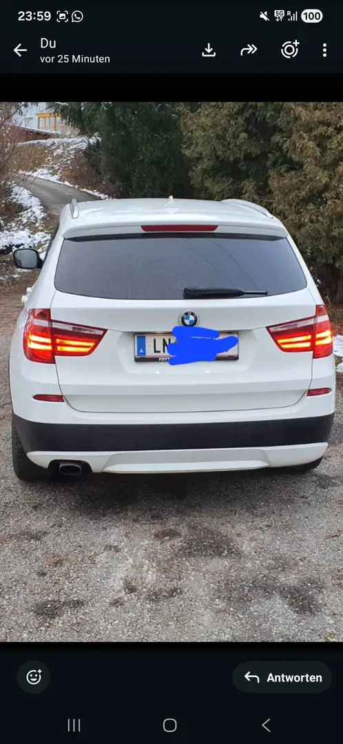 BMW X3 X3 xDrive20d Aut. Weiß - 2