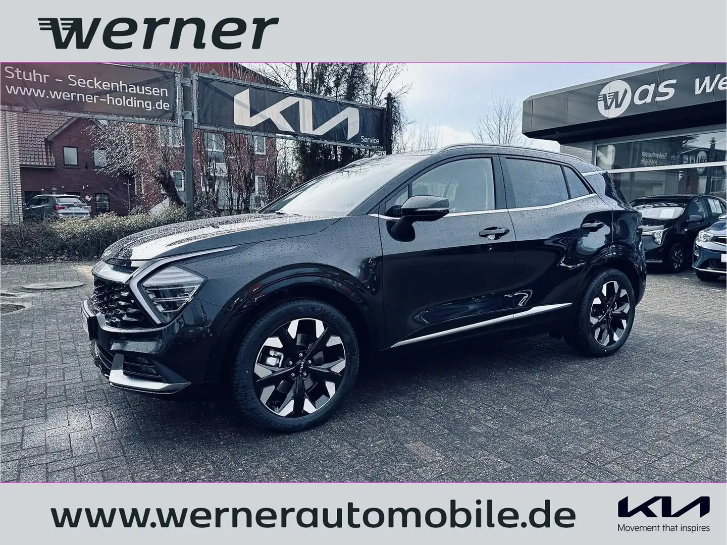 Kia Sportage 1.6 T PHEV Plug&Ride AWD AHK Black - 1