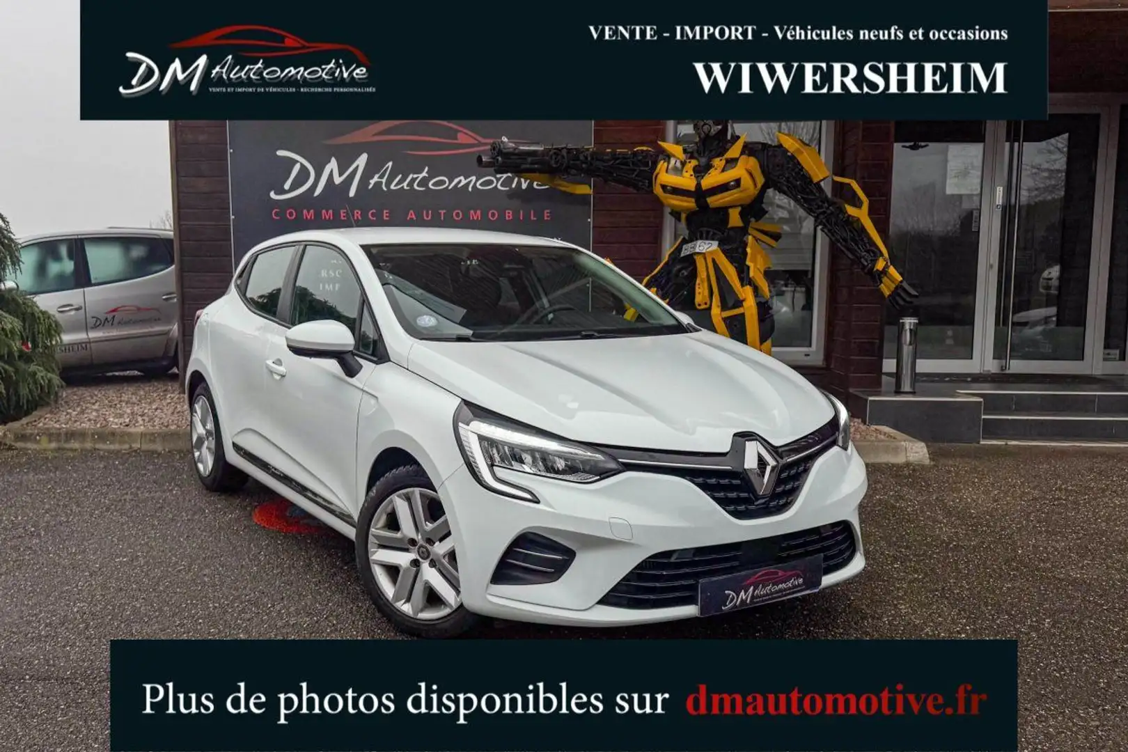 Renault Clio (5) Business TCe 100 Blanc - 1
