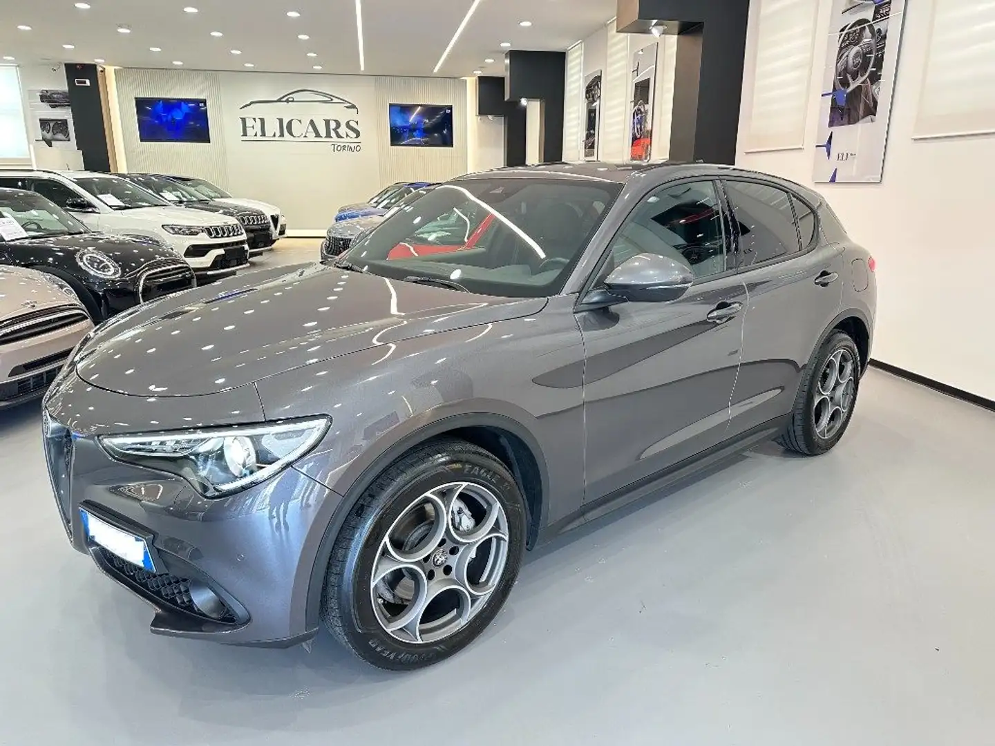 Alfa Romeo Stelvio 2.2 Turbodiesel 190 CV AT8 Q4 Grigio - 1