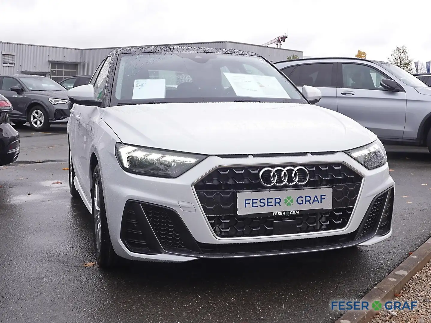 Audi A1 Sportback S line 30 TFSI S tronic SHZ Klima Weiß - 2