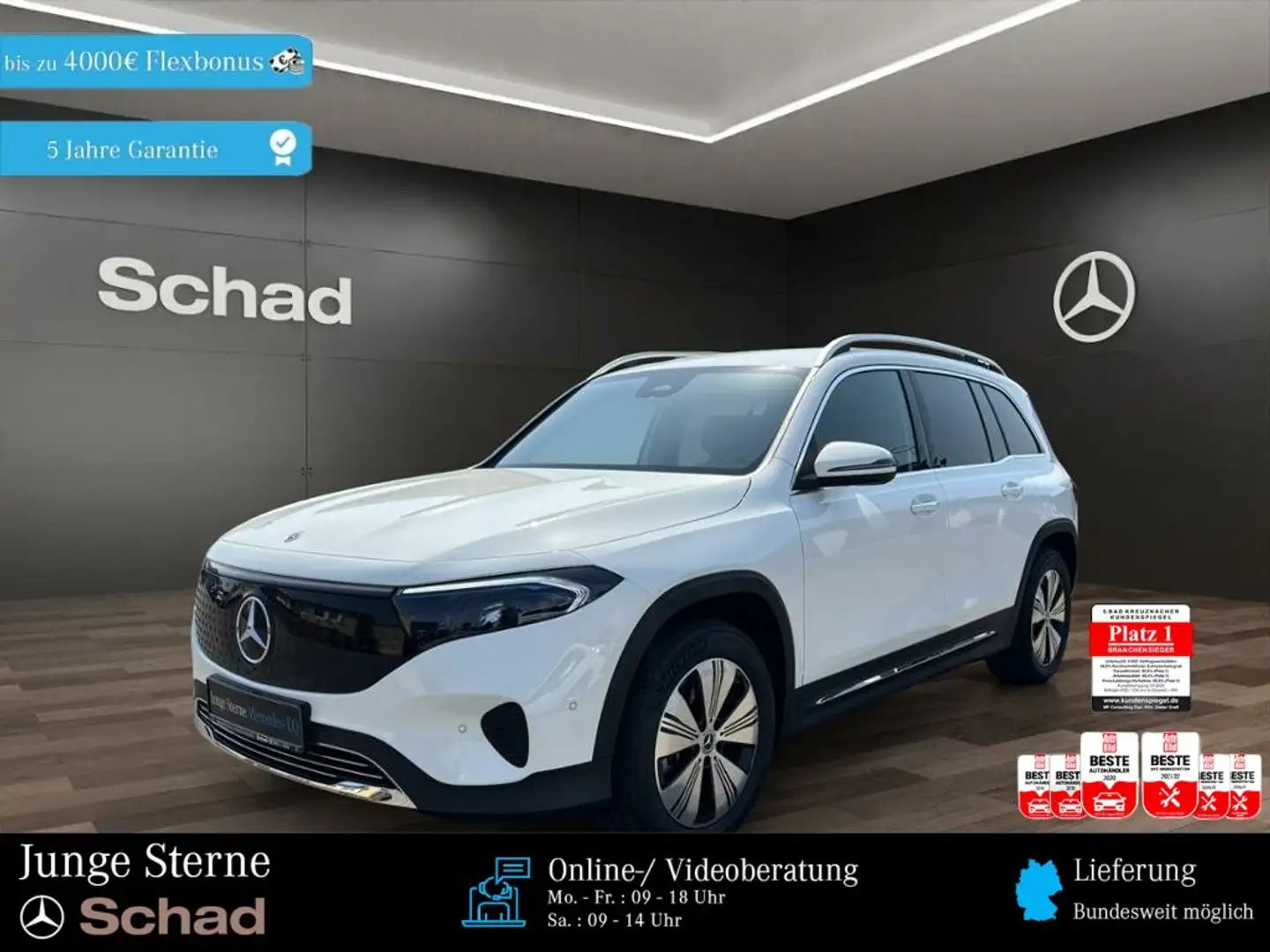 Mercedes-Benz EQB 300 EQB 300 4M PROGR+LED+KAMERA+SOUND+ASSIST+KEYLESS Bianco - 1