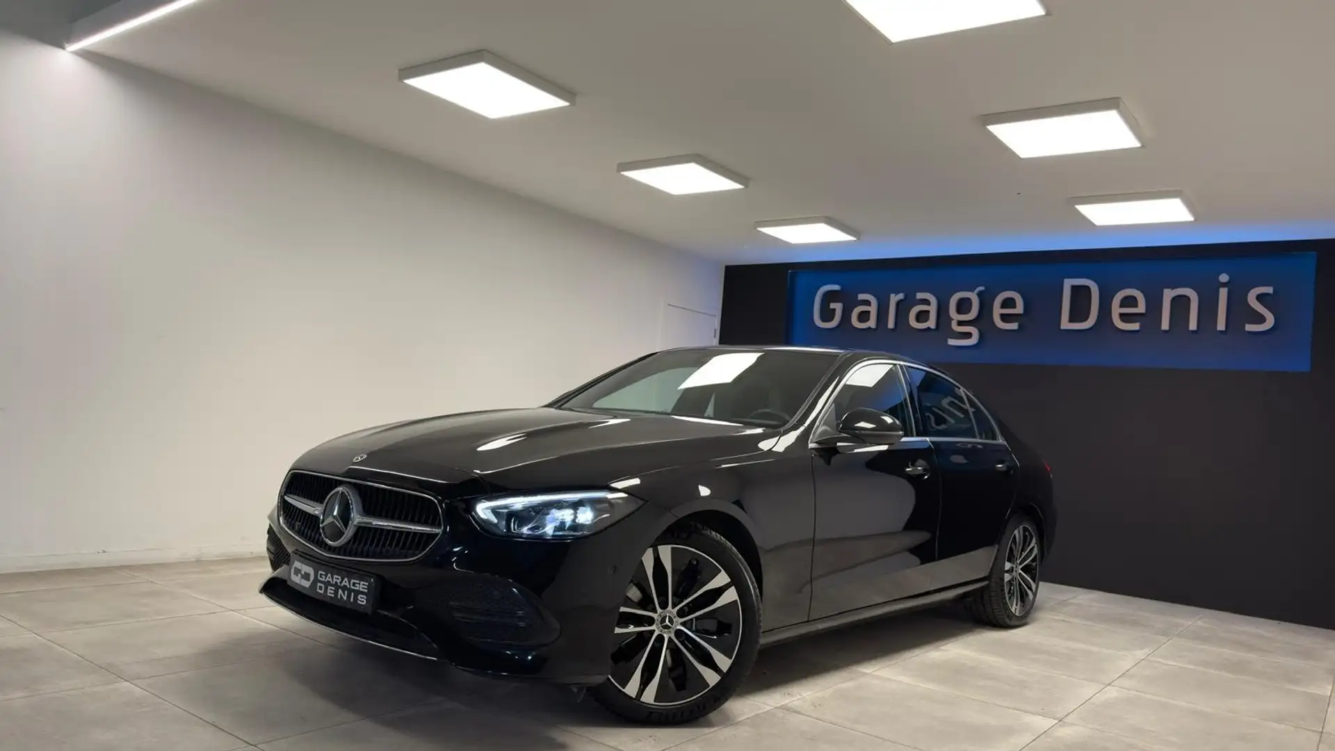 Mercedes-Benz C 220 C 200 d *GPS+CAMERA*LED*CUIR*GARANTIE* Noir - 1