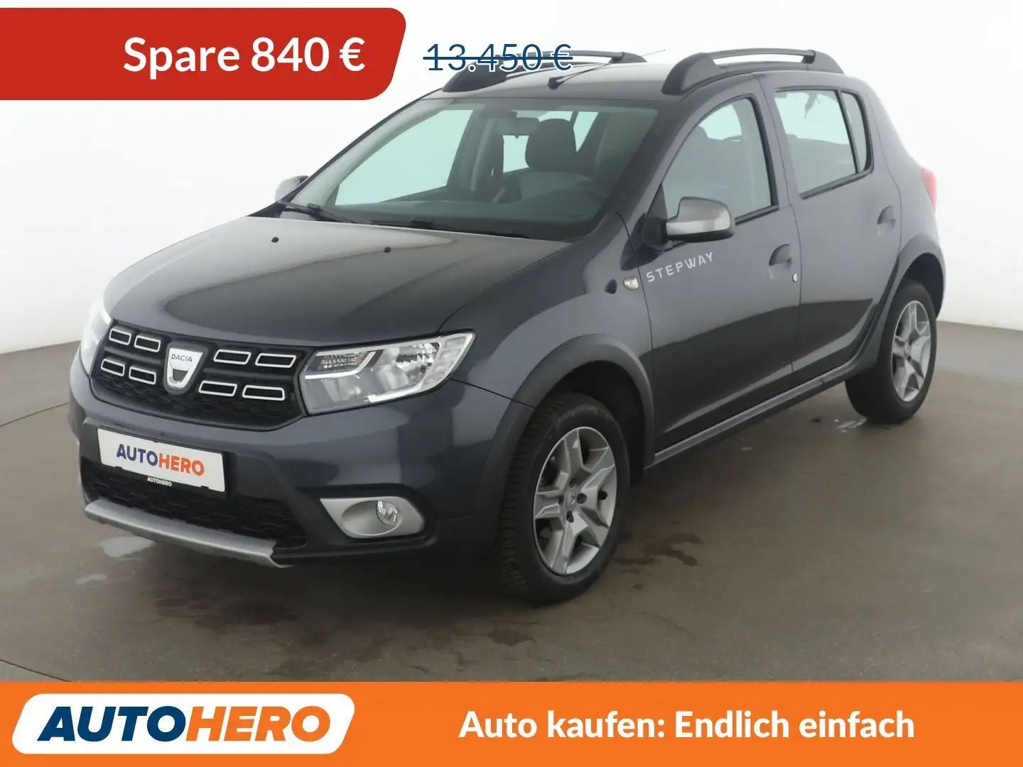 Dacia Sandero 0.9 TCe Stepway Prestige*NAVI*PDC*KLIMA*TEMPO* Grau - 1