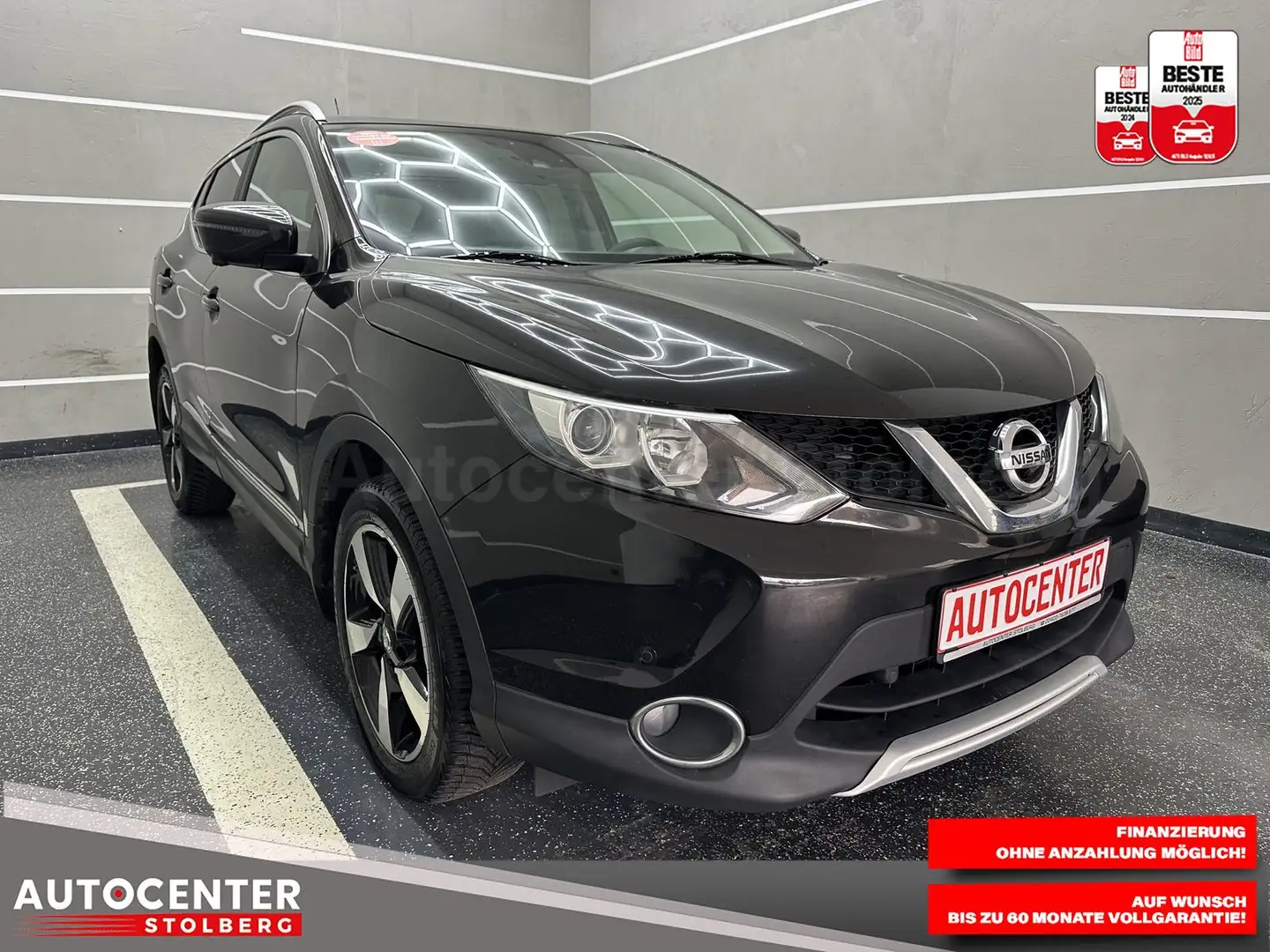 Nissan Qashqai 360° "PANO-NAVI-CAM-MULTI-ALU" Noir - 2