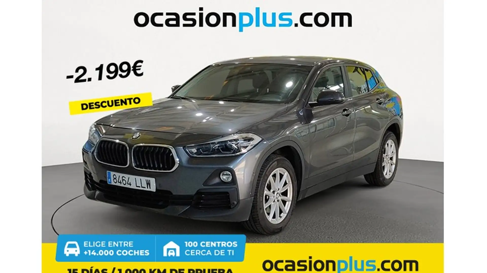 BMW X2 sDrive 18dA Gris - 1