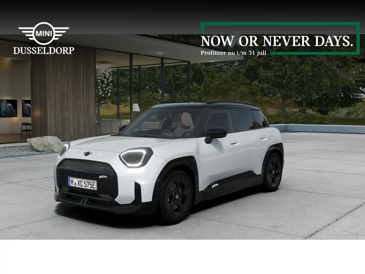 MINI Aceman E John Cooper Works Pakket M PRIVATE LEASE EUR 437 Blanco - 1