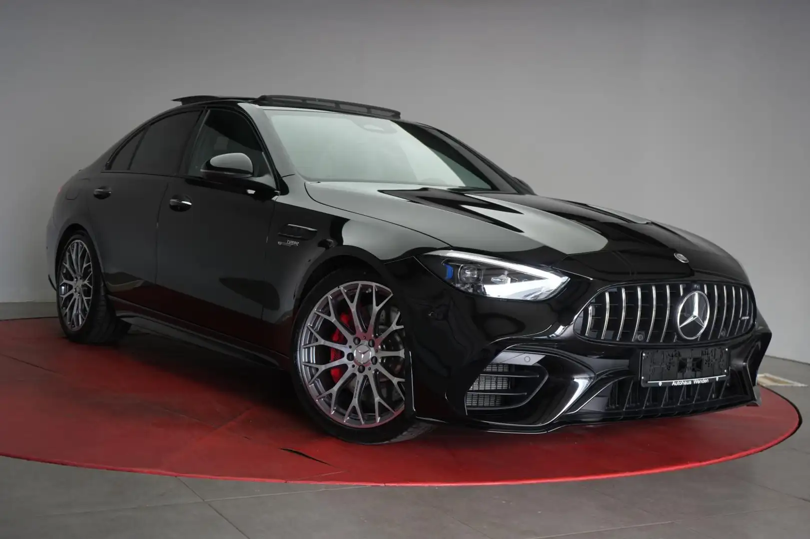 Mercedes-Benz C 63 AMG S E Performance Speedshift MCT9G Leder/ Schwarz - 1
