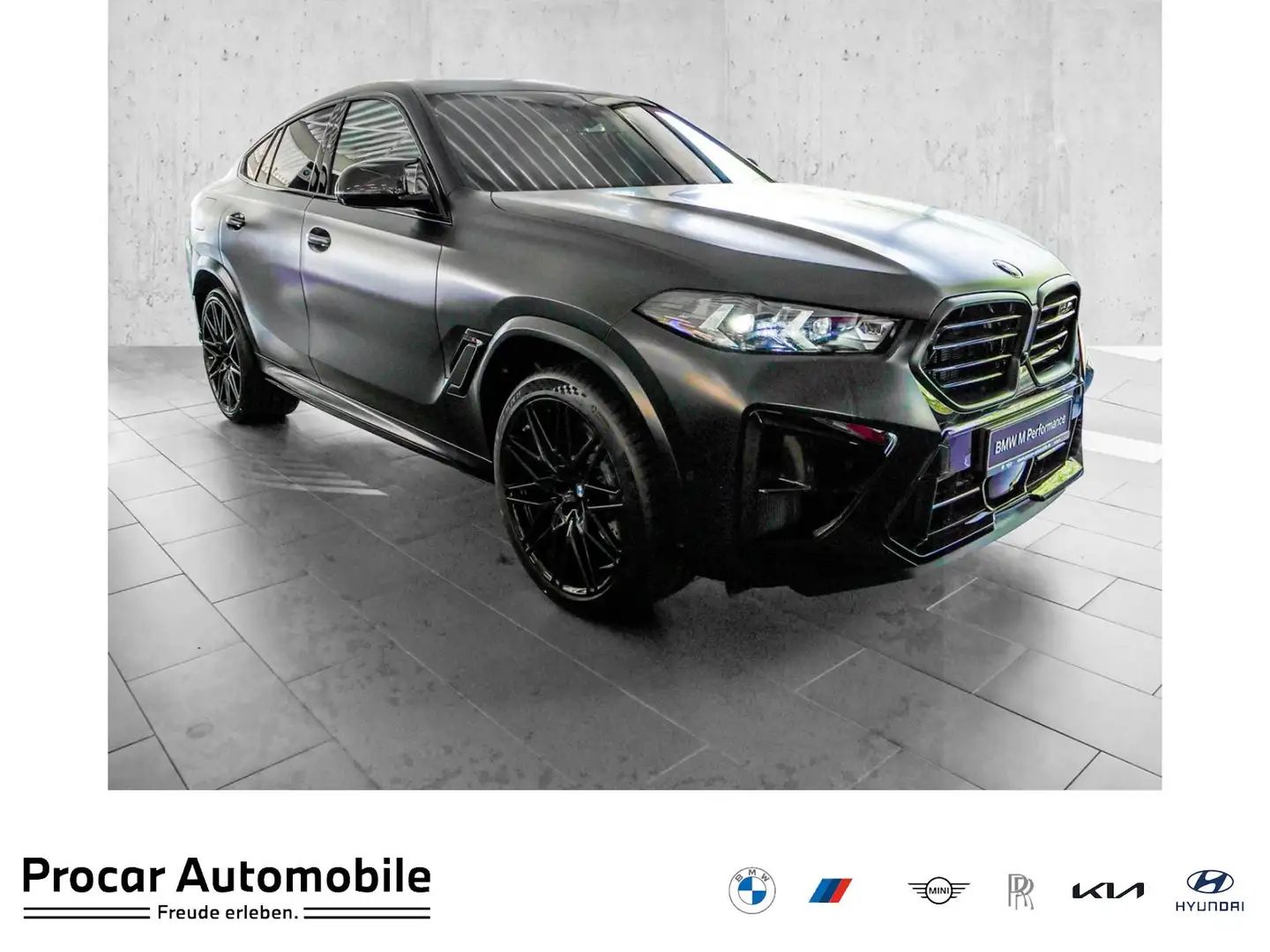 BMW X6 M Competition Indiv. + B/W + PanoSky. + DAprof. + Ca Černá - 1