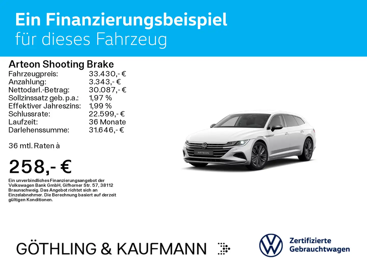 Volkswagen Arteon Elegance 2.0TDI 110kW*DSG* Weiß - 2