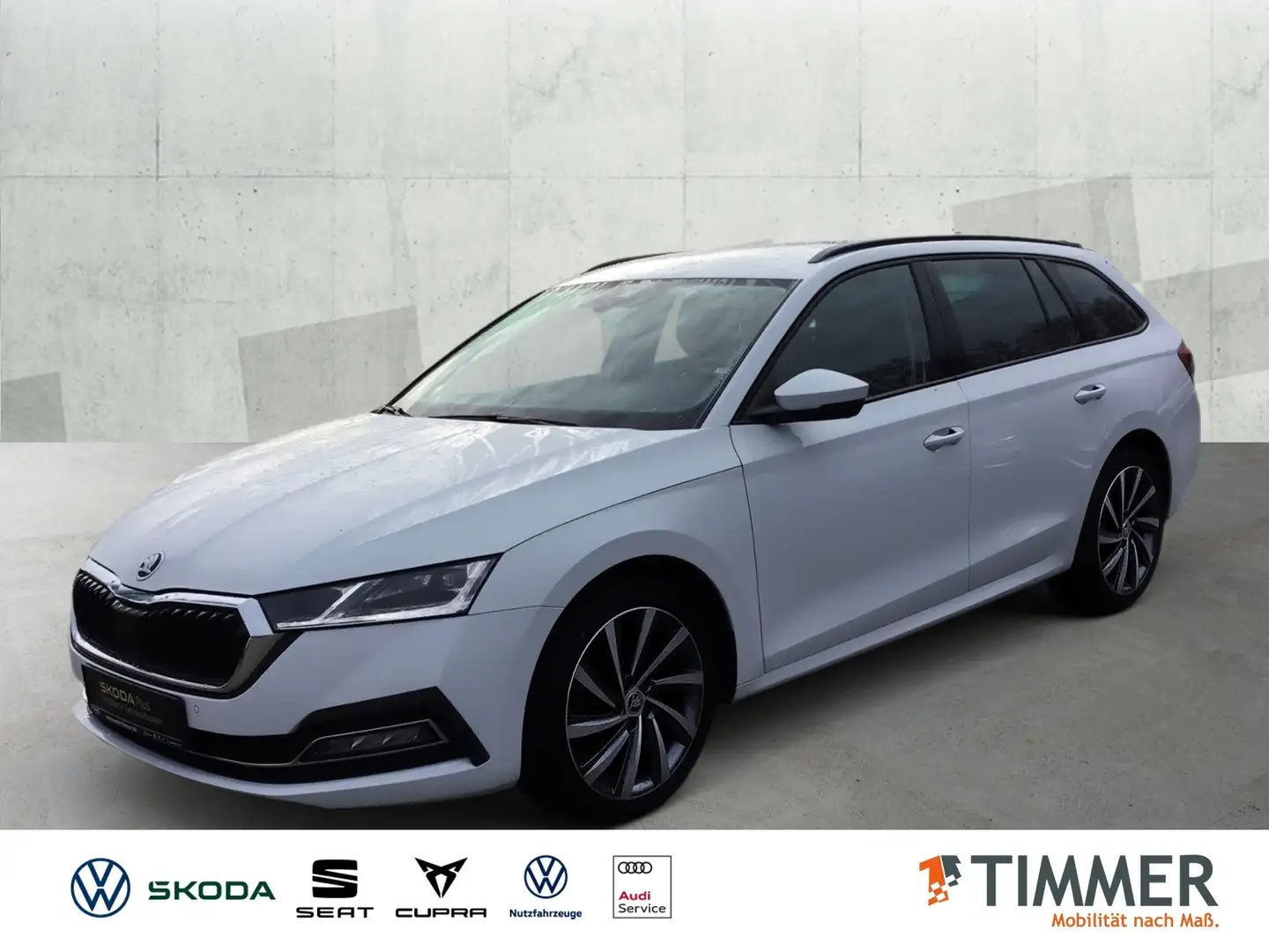 Skoda Octavia Combi Style 2.0TDI *PDC*AHK*NAVI*TRAVELL* Bianco - 1