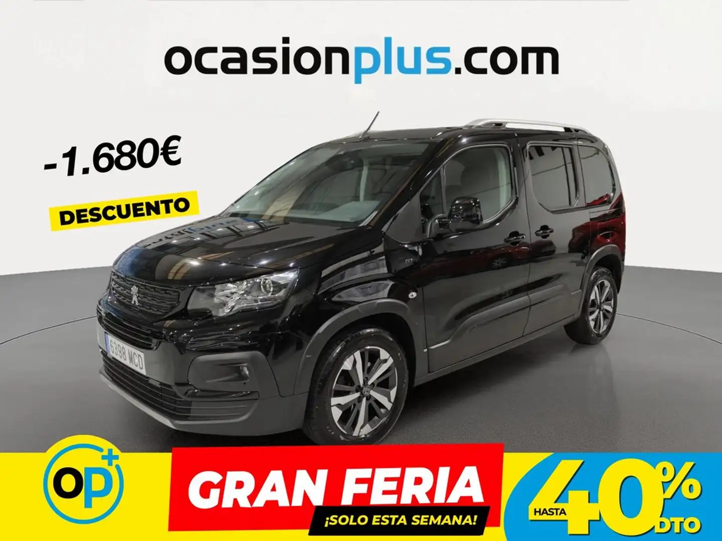 Peugeot Rifter 1.5BlueHDi S&S Standard GT 130 Negro - 1