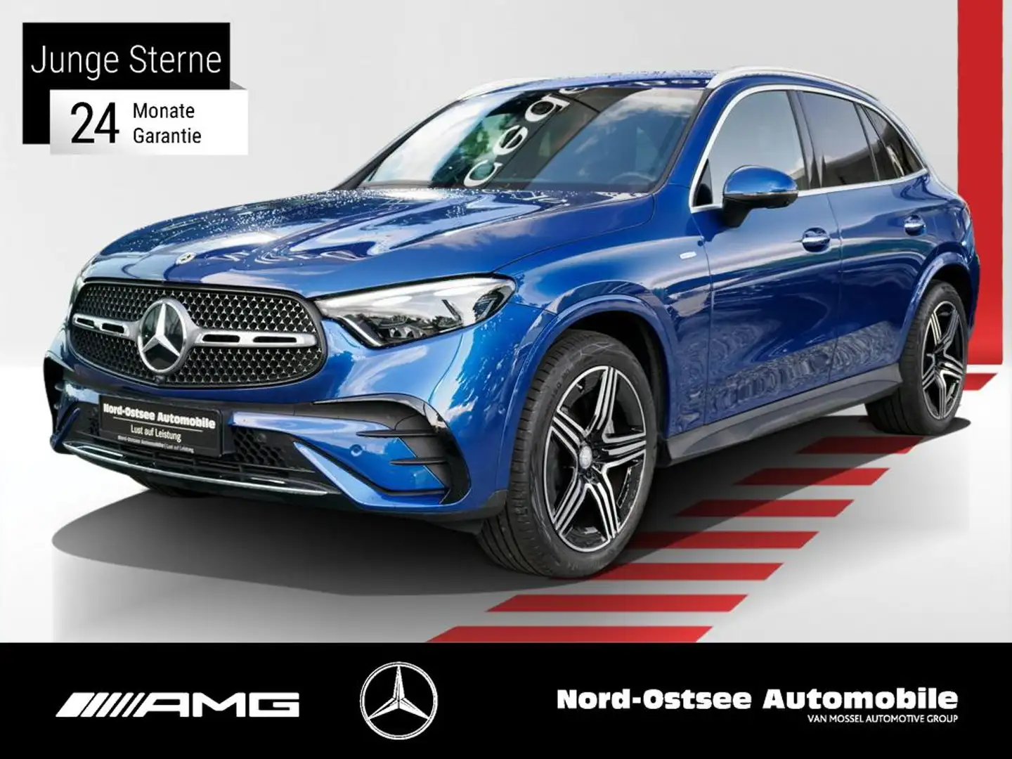 Mercedes-Benz GLC 300 4M AMG TEMPO AHK 360° SITZHZG KEYLESS Blau - 1