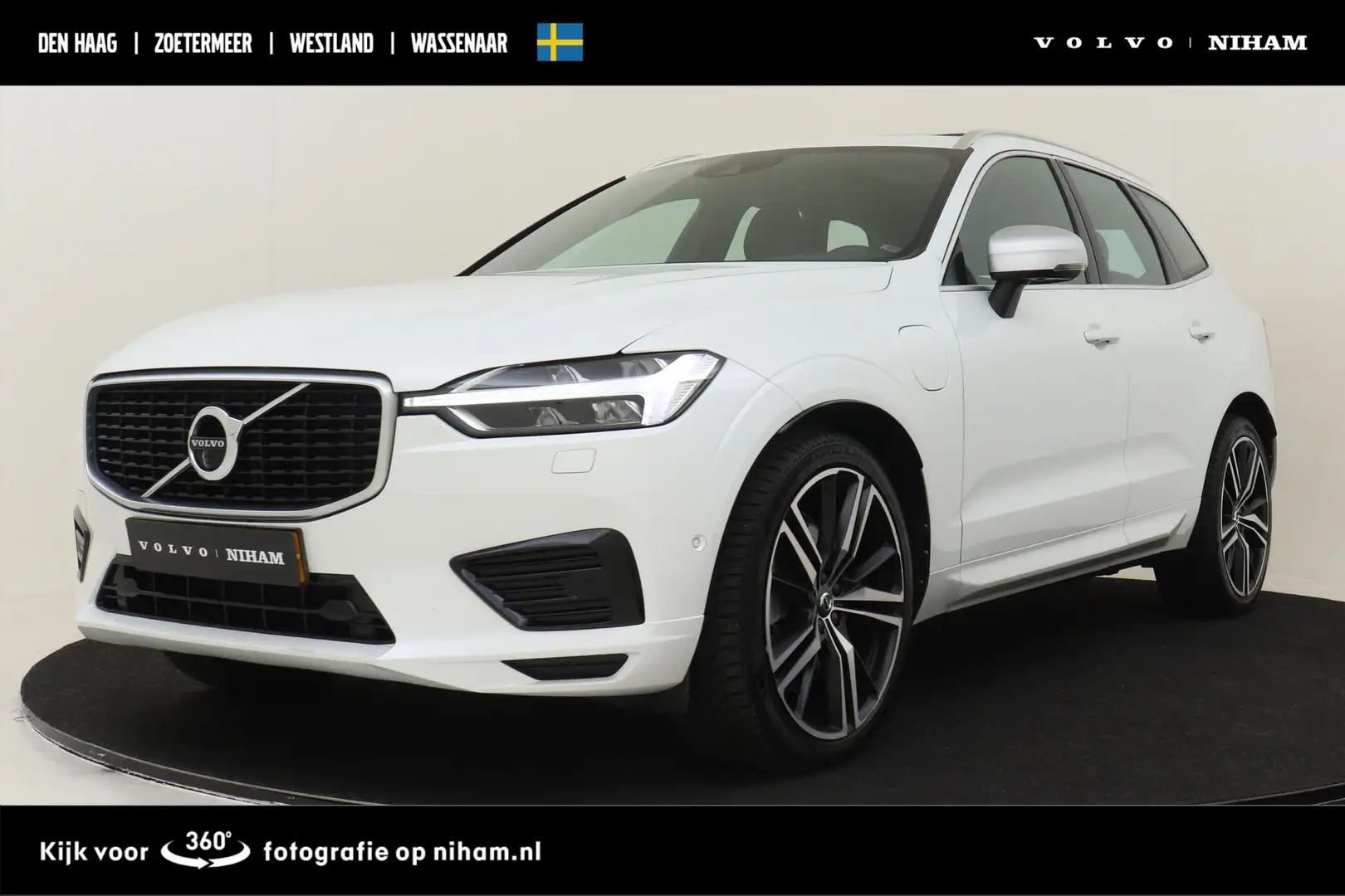 Volvo XC60 T8 TWIN ENGINE AWD R-DESIGN -PANO.DAK|360°CAM|LUCH Wit - 1