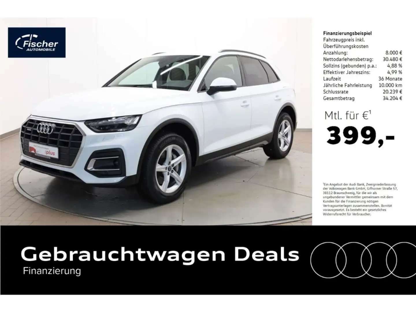 Audi Q5 50 TFSI e quattro Weiß - 1