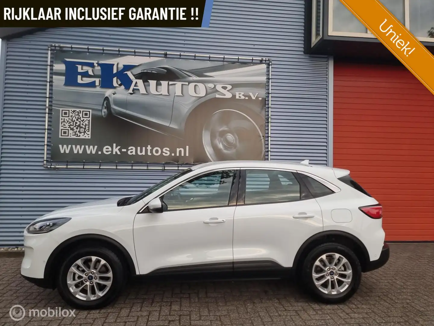 Ford Kuga 2.5 FHEV. Mild hybride zonder stekker. Compleet !! Weiß - 1
