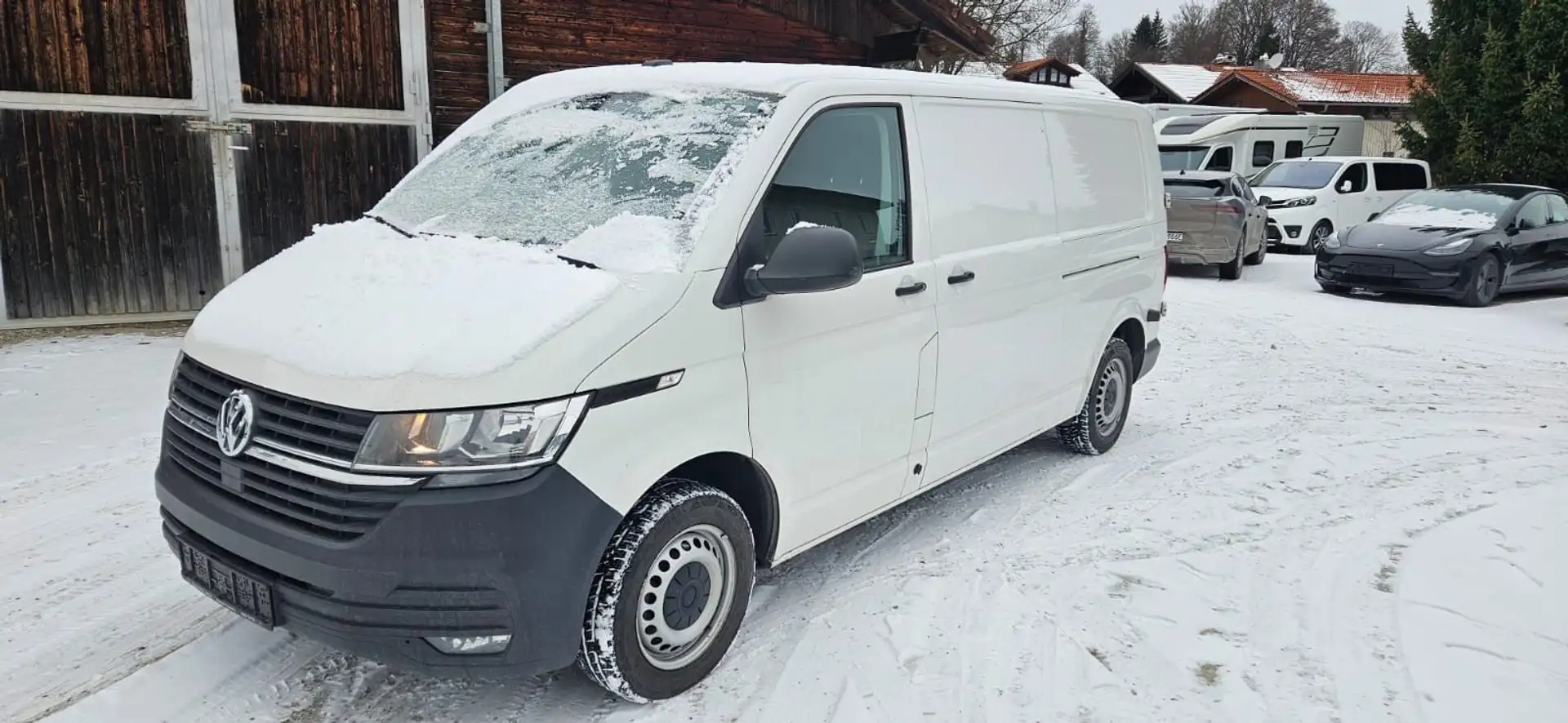 Volkswagen T6 Transporter T6.1 Transporter lang 4MOTION/StdHg/ACC/AHK/NAV Blanc - 1