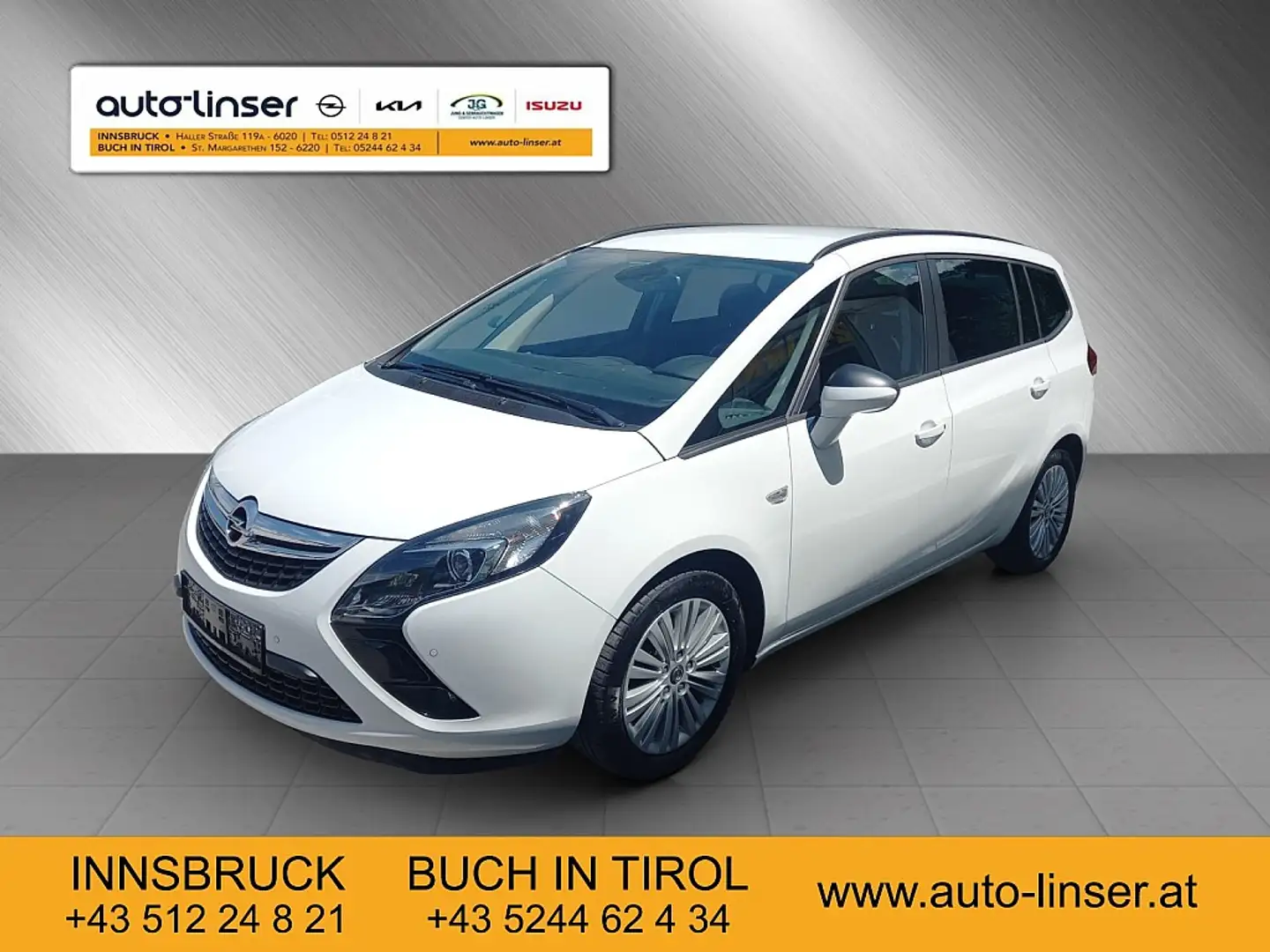 Opel Zafira Tourer 1,6 CDTI ecoflex Österreich Ed. Start/Stop Weiß - 1