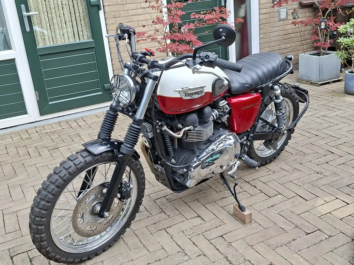Triumph Bonneville T100 Wit - 2
