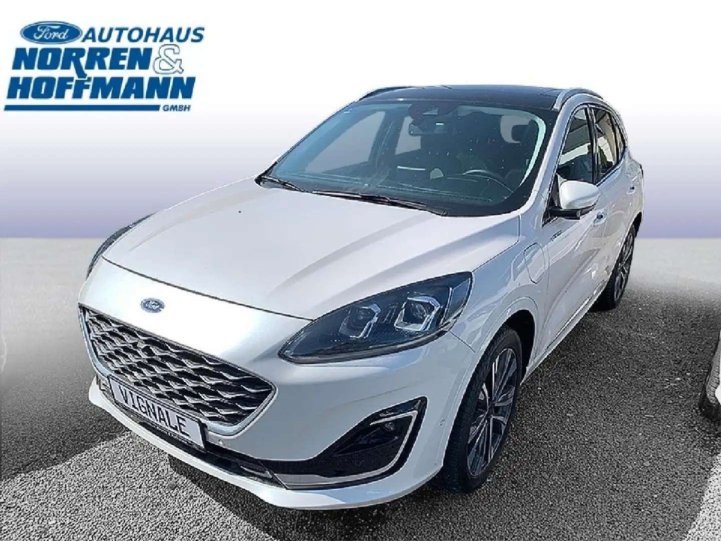 Ford Kuga Plug-In Hybrid Vignale Weiß - 1