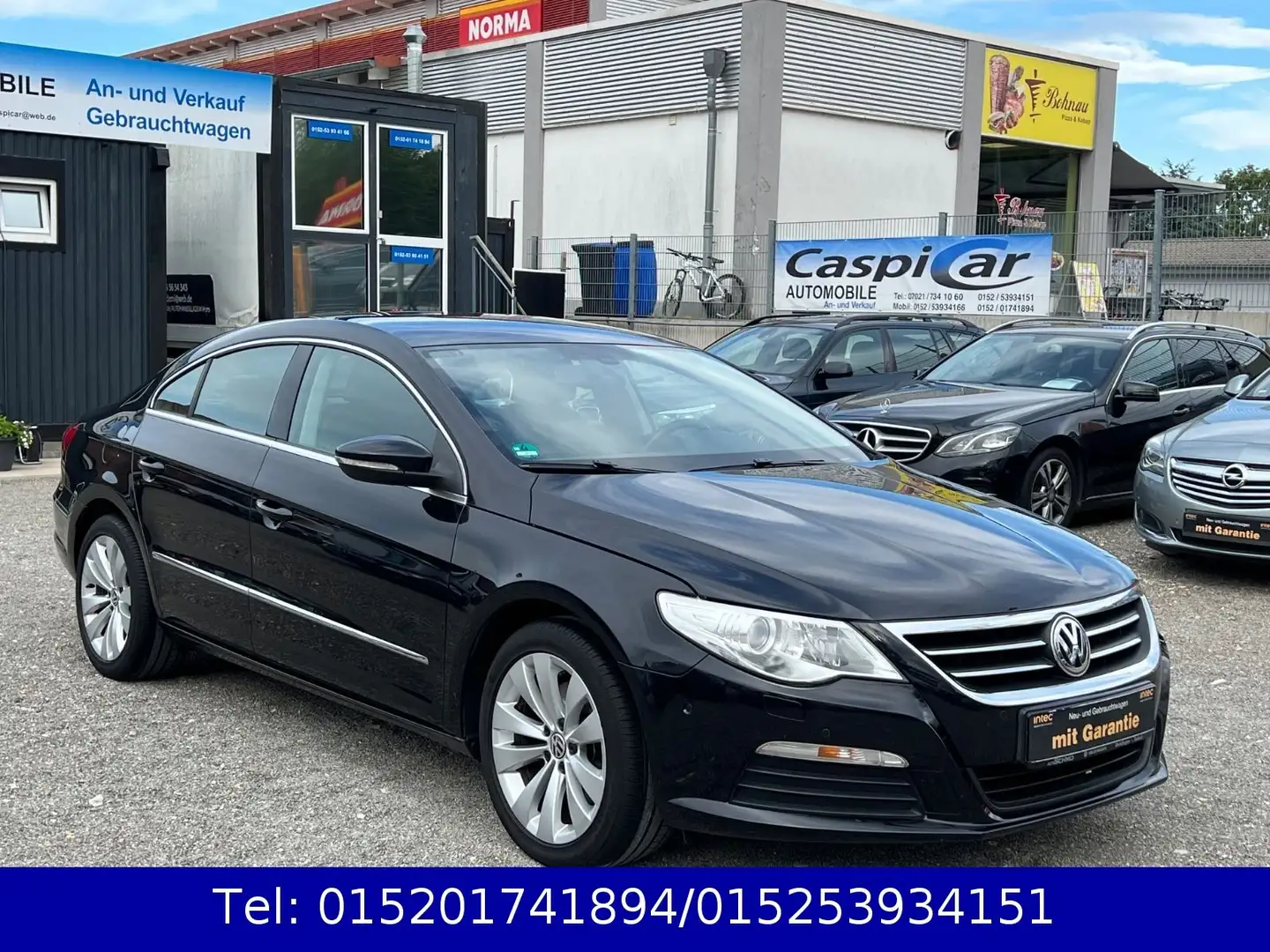 Volkswagen Passat CC 1,8 TSI DSG, NAVI,SHZ,8 FACH BER..,1.H Zwart - 1