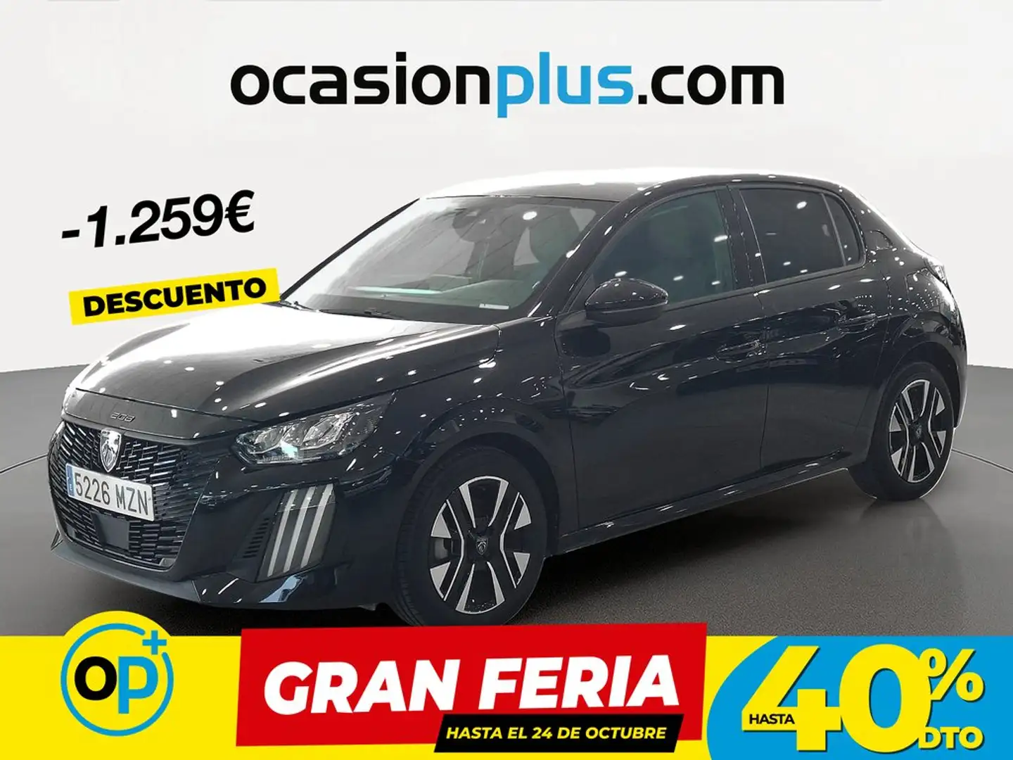 Peugeot 208 1.2 Puretech S&S Allure 100 Negro - 1