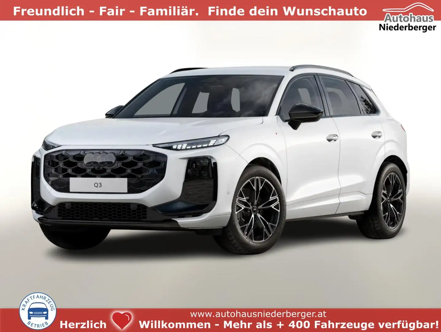 Audi Q3 S line TFSI 265 quattro 2xS neuModell Tech+ 19Z... Weiß - 1