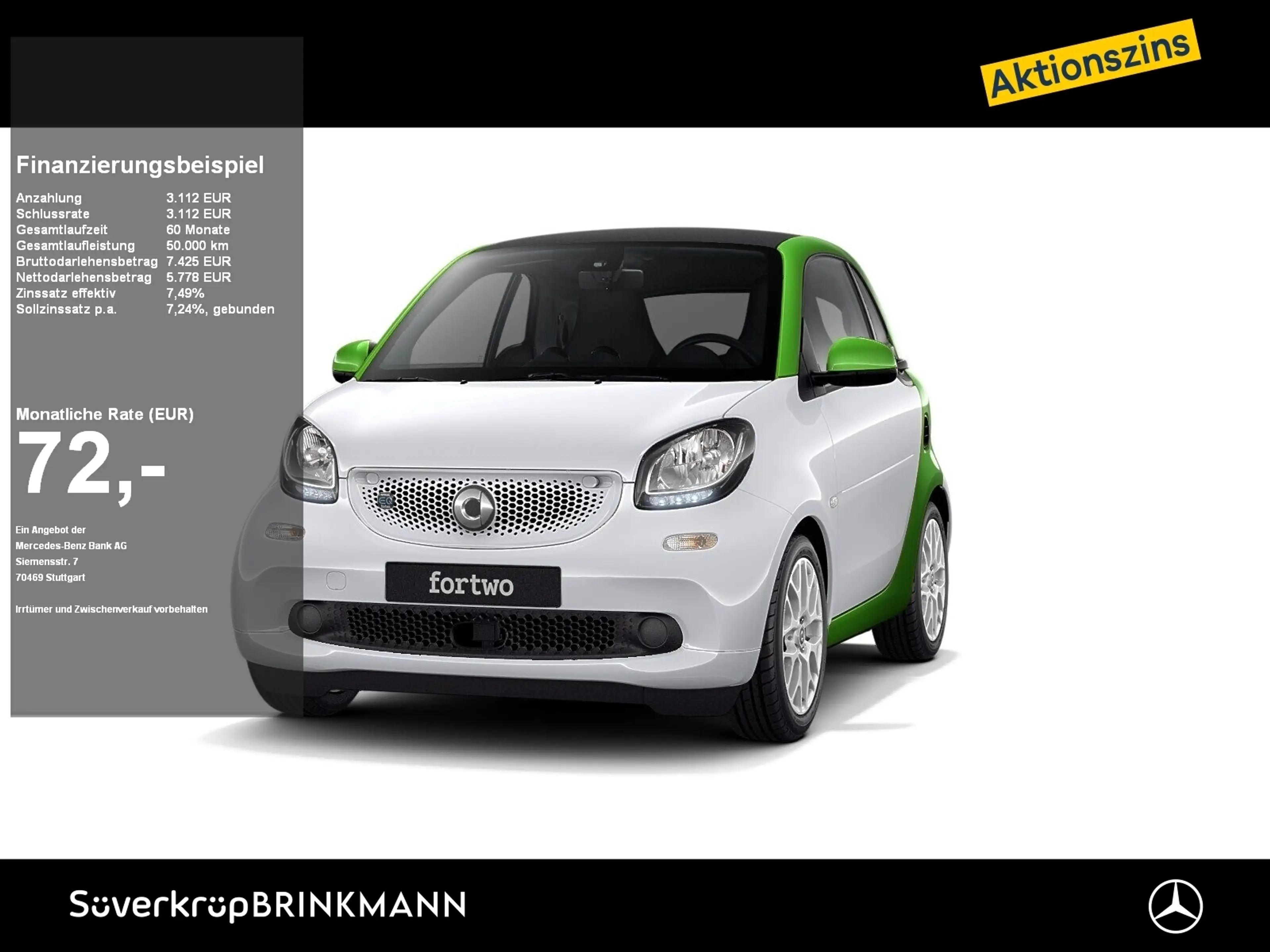 smart forTwo electric drive COOL&MEDIA JBL SOUND