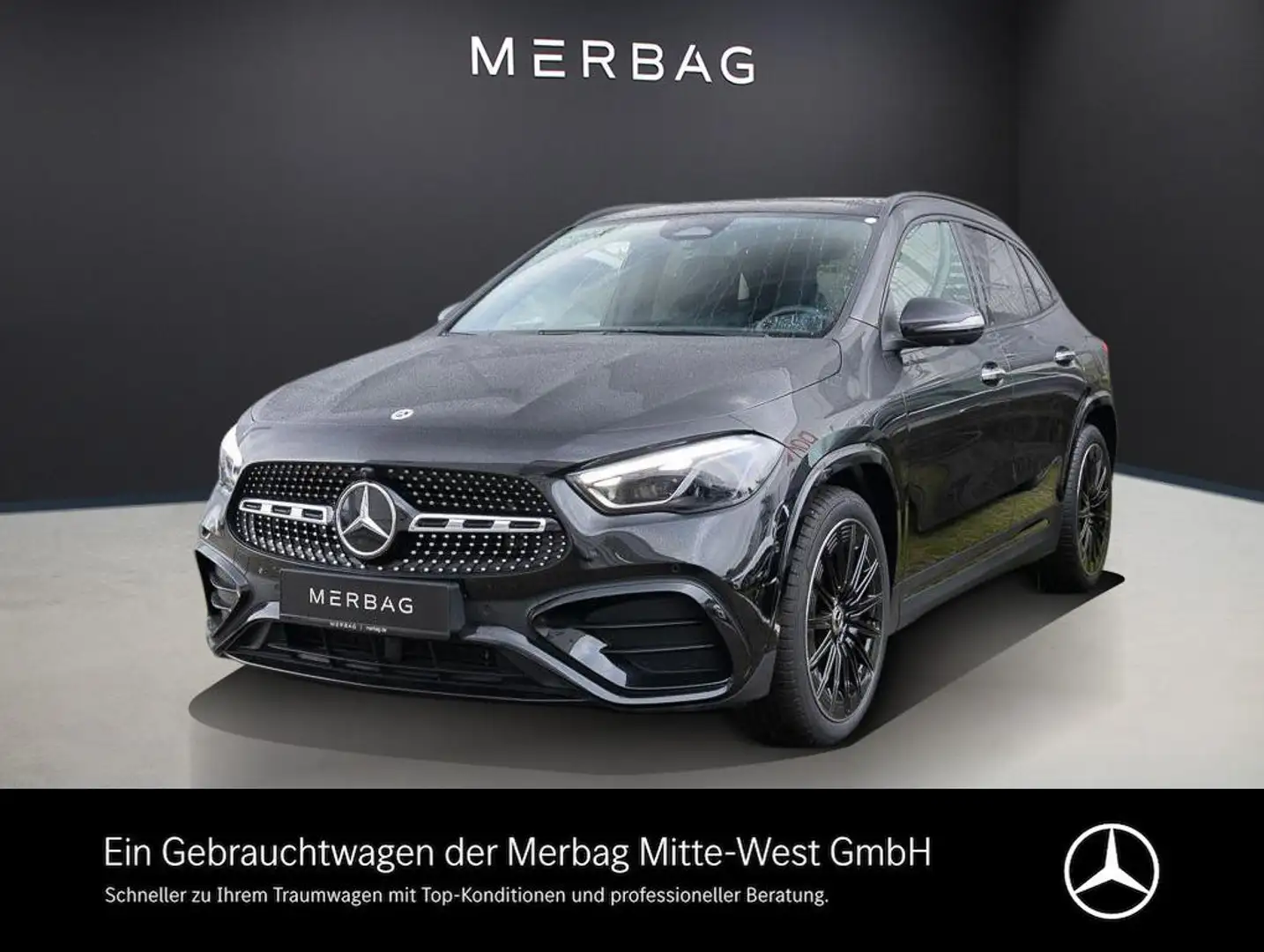Mercedes-Benz GLA 200 ACC LED Navi Pano SD SHZ Winterp. 360 LM Schwarz - 1