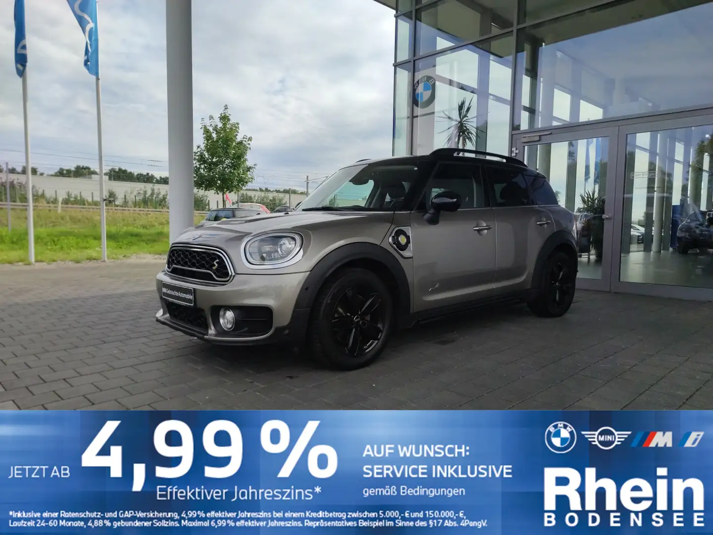 MINI Cooper SE Countryman Panorama Komfortzug.H&K Silber - 1