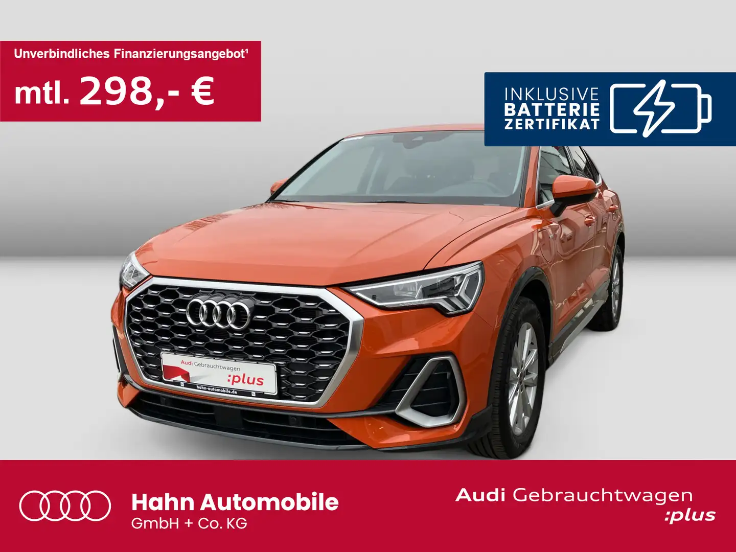 Audi Q3 45 TFSIe S line AHK Virtual LED Ein Orange - 1