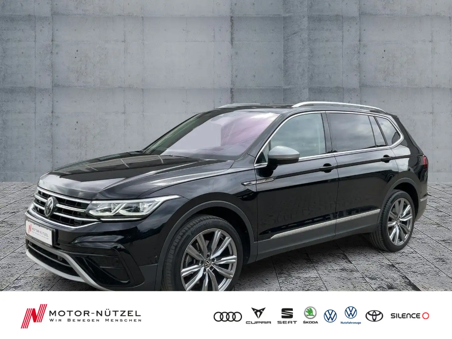 Volkswagen Tiguan Allspace 2.0 TDI 4M DSG IQ+NAVI+ACC+PANO Schwarz - 1