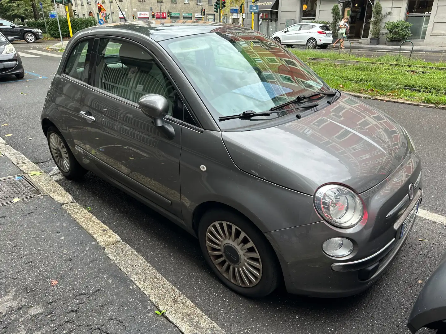 Fiat 500 500 III 0.9 t.air t. Lounge 85cv Argent - 1