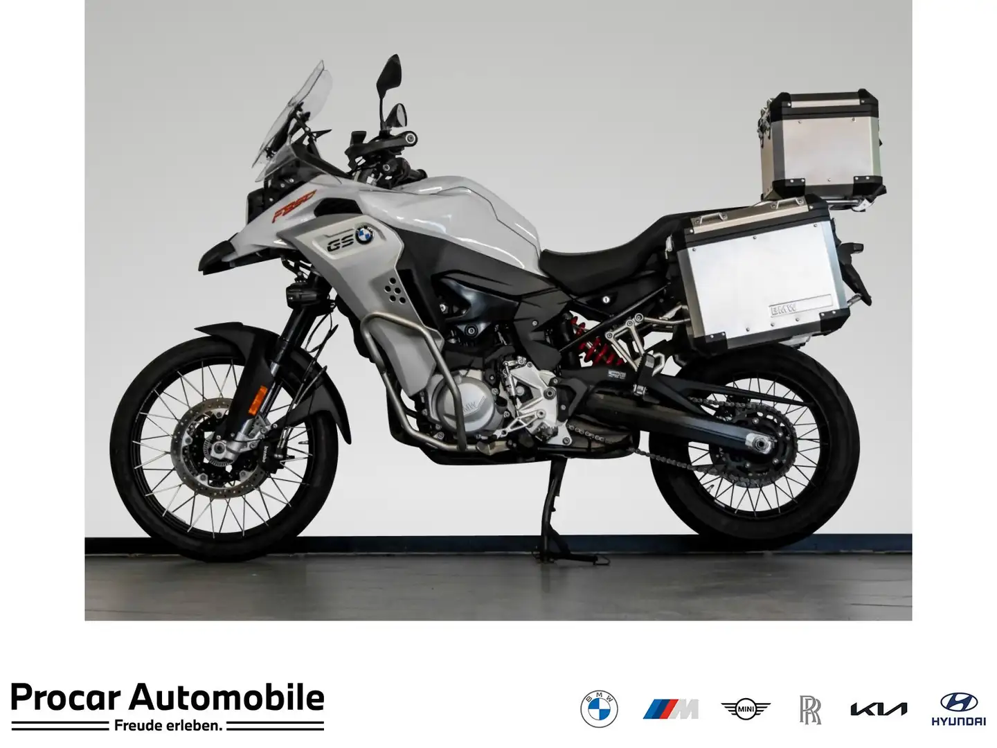 BMW F 850 GS Adventure - Koffersatz & Top Case Weiß - 1