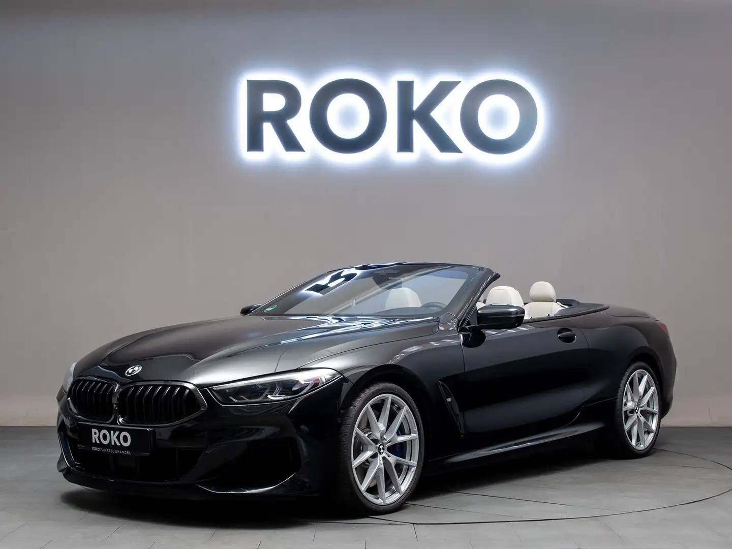 BMW M850 i xD Merino 360°SoftCl.B&W Laser HuD Sitzlüf Schwarz - 1