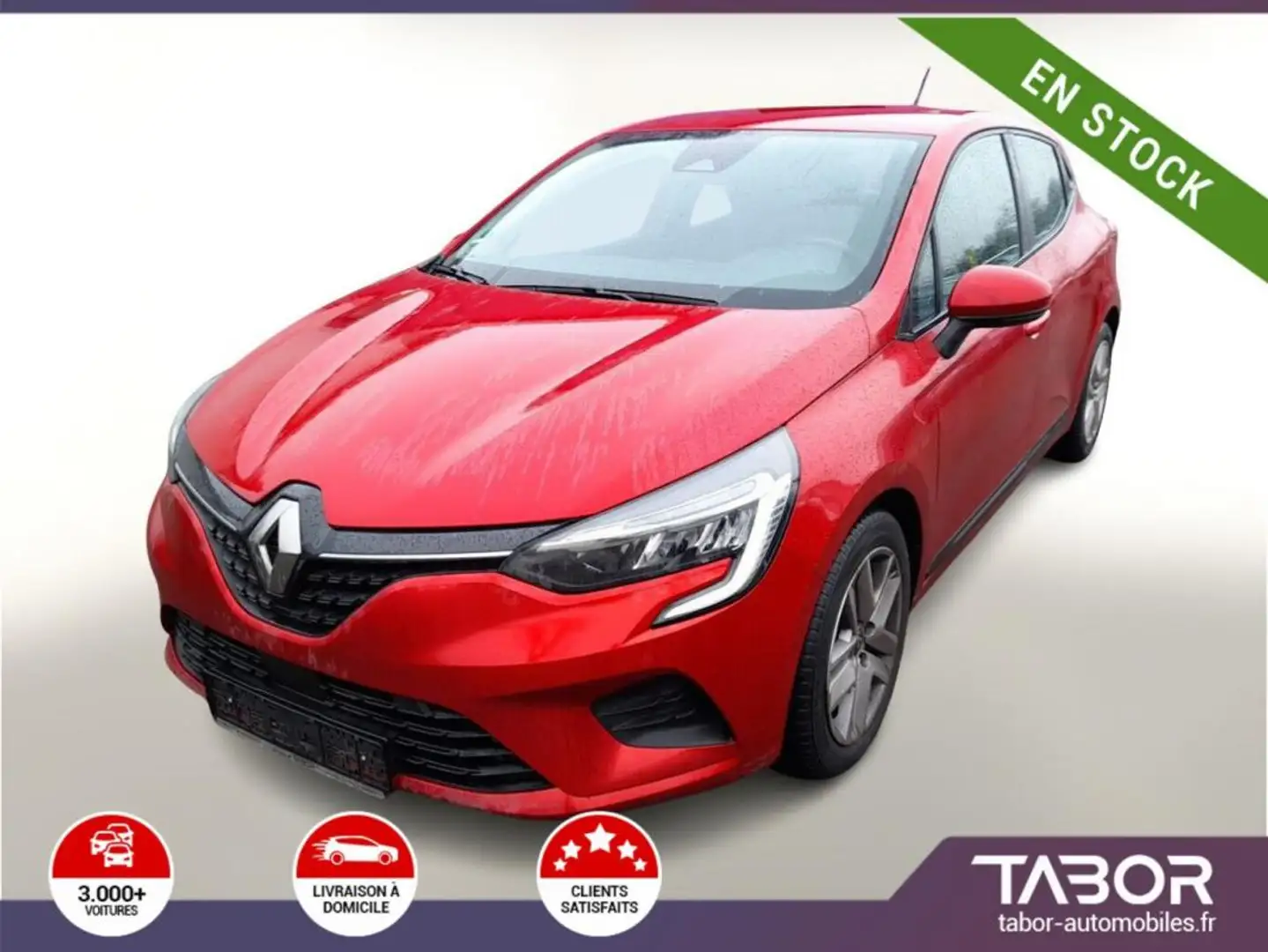 Renault Clio V 1.0 TCe 90 Zen GPS radars Clima Rouge - 1