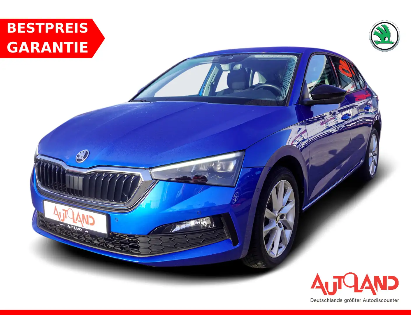 Skoda Scala 1.0 TSI Style LED ACC Totwinkel Keyless-Go Blau - 1