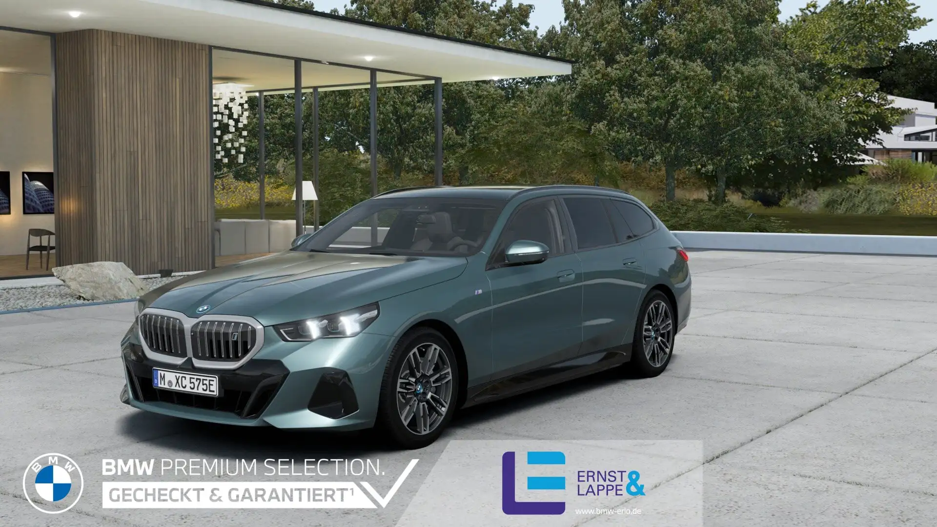 BMW i5 eDrive40 M Sport || AHK Pano Autobahnass Grün - 1