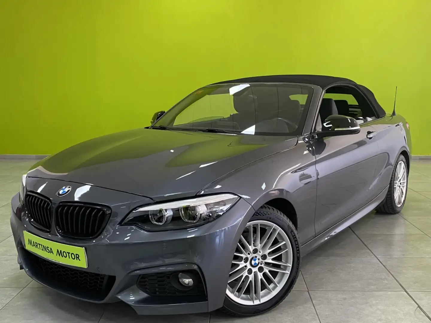 BMW 218 218dA Cabrio Gris - 2