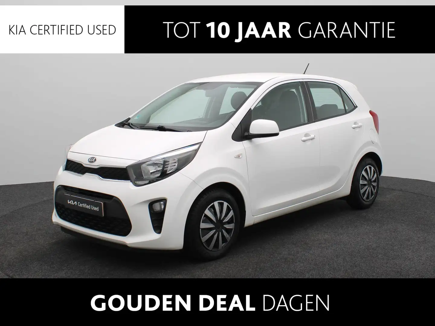 Kia Picanto 1.0 CVVT ComfortLine Airco | Centr. deurvergr. Inc Wit - 1