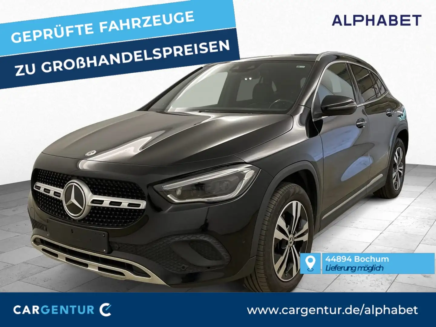 Mercedes-Benz GLA 250 e Progressive AHK Pano S-Dach El.Heckkl. Czarny - 1